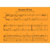 Because Of You - Kelly Clarkson (pi easy digital download) Because Of You - Kelly Clarkson (pi easy digital download)
